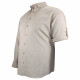 Big size shirt in linen and cotton fabric AD6DB1