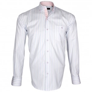 Chemise oxford rayée MONTECASSINO Emporio balzani Q17EB9