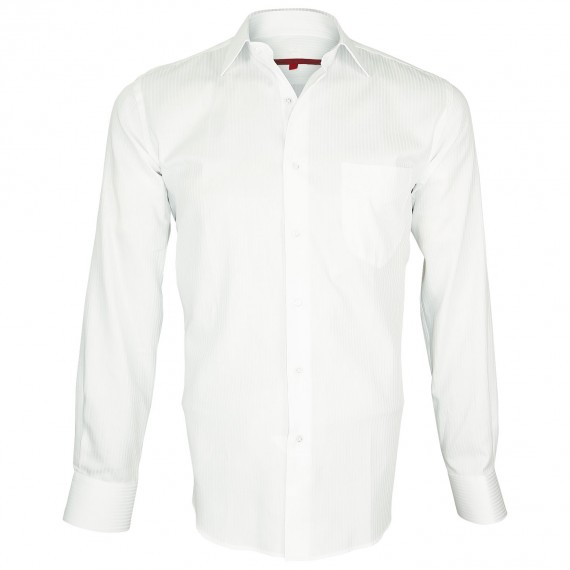 white shirt in weave two ply 120/2 popelin fabric