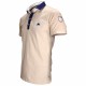 Polo brodéKYLE Andrew Mac Allister ZB4-BEIGE